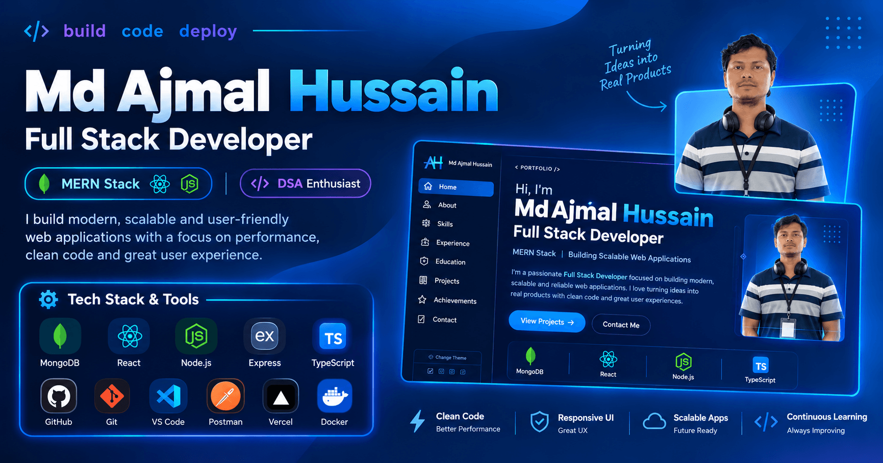 Ajmal Hussain | Full Stack Developer Portfolio